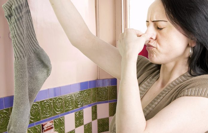 Kim Rice doesn't understand why her husband won't use a towel.