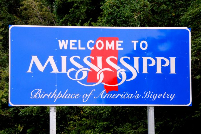 Mississippi has allocated funds to change state welcome sign.