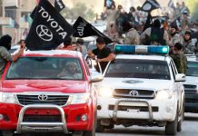 The Toyota Motor Company signed an exclusive 10-year deal with the terrorist Group ISIS.