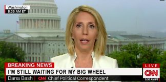 Out of the blue, Chief Political Correspondent Dana Bash recounted her disappointment in not receiving a Big Wheel for Christmas.