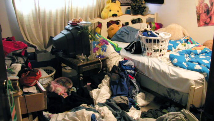 Area teenager Kevin Thomas' bedroom.