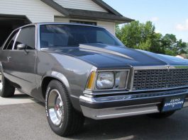 Tesla is making history again with its new like of retro electric cars. Featured here is their version of the 1982 Chevrolet Malibu.