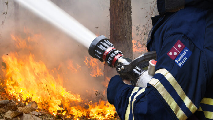 In a bold move that Libertarians are calling voluntarism at its best, pizza delivery giant Domino's has pledge to help California wildfires.